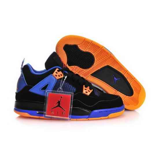 Air Jordan 4 IV Shoes 2013 Womens Black Blue Orange